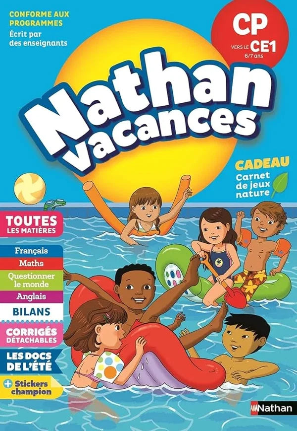 Cuaderno de vacaciones del CP al CE1