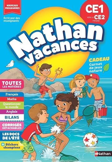 Cuaderno de vacaciones del CE1 al CE2