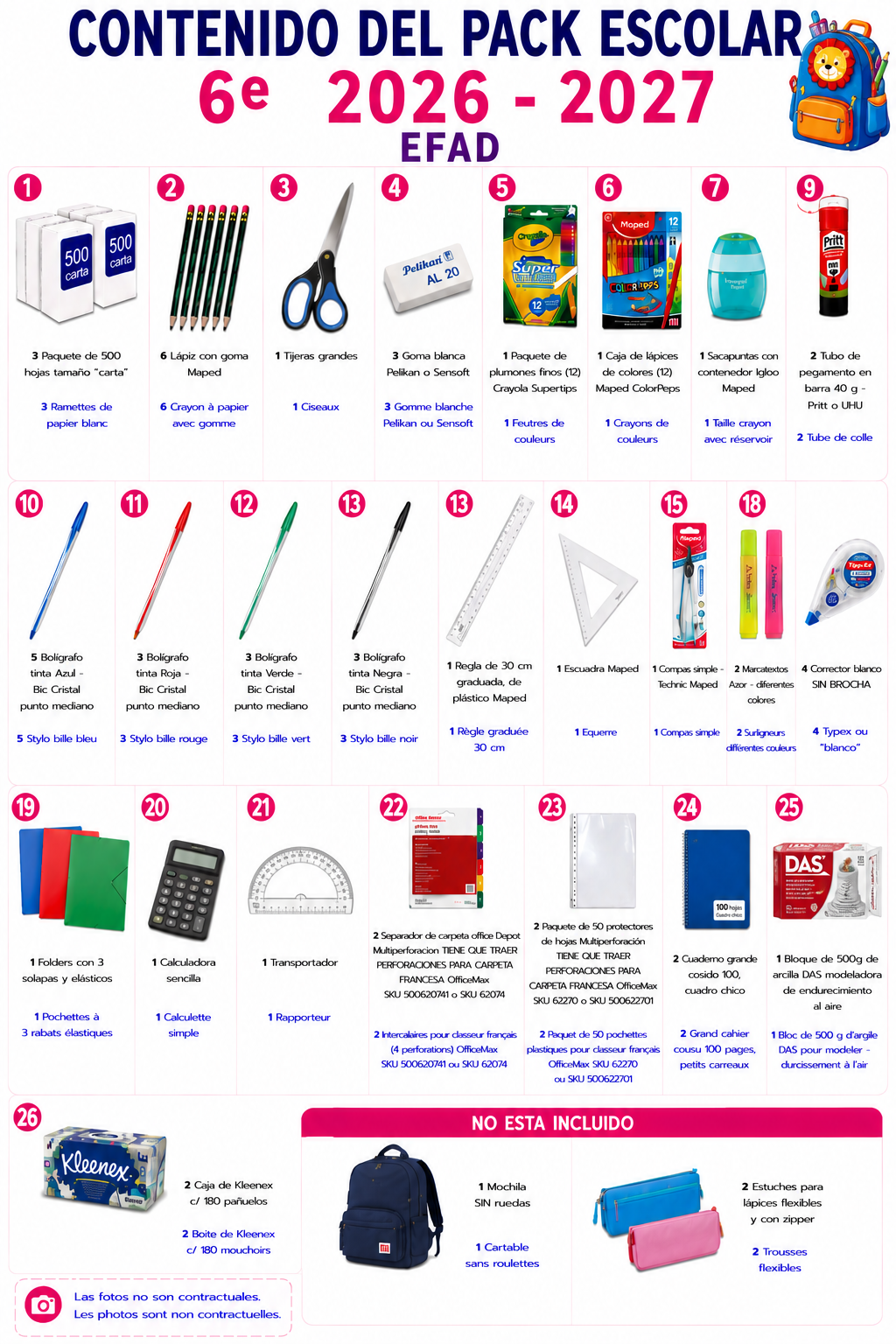 Efad pack 6e